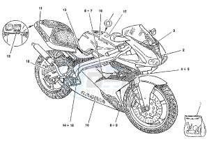 MITO EVOL.125 drawing LABEL COLOR “A”