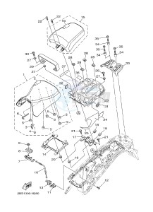 XT1200Z (2BS1 2BS2) drawing SEAT