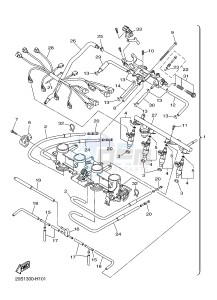 XJ6F 600 DIVERSION F (1CWV 1CWW) drawing INTAKE 2