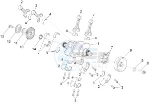 RSV4 1000 RACING FACTORY E4 ABS (EMEA) drawing Drive shaft