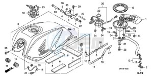 CB13009 Australia - (U / MME TWO) drawing FUEL TANK