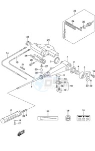 DF 30A drawing Tiller Handle