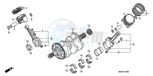 ST1300AC Pan Europoean -ST1300 CH drawing CRANKSHAFT/PISTON