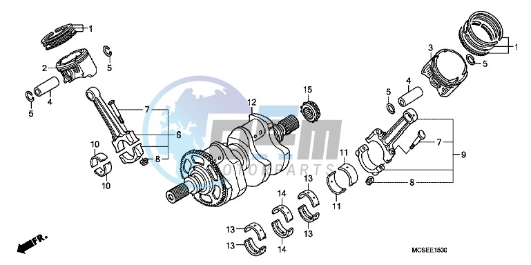 CRANKSHAFT/PISTON