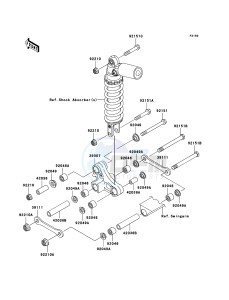 NINJA ZX-12R ZX1200B6F FR GB XX (EU ME A(FRICA) drawing Suspension