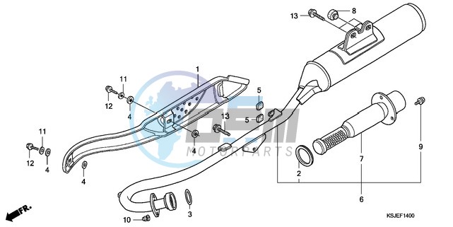 EXHAUST MUFFLER