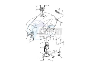 FZ6 NS 600 drawing FUEL TANK