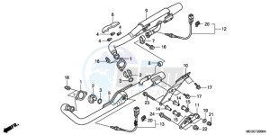 VT750C9 Australia - (U / MK) drawing EXHAUST MUFFLER