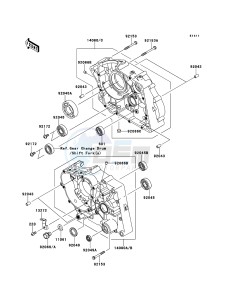 D-TRACKER 125 KLX125DEF XX (EU ME A(FRICA) drawing Crankcase