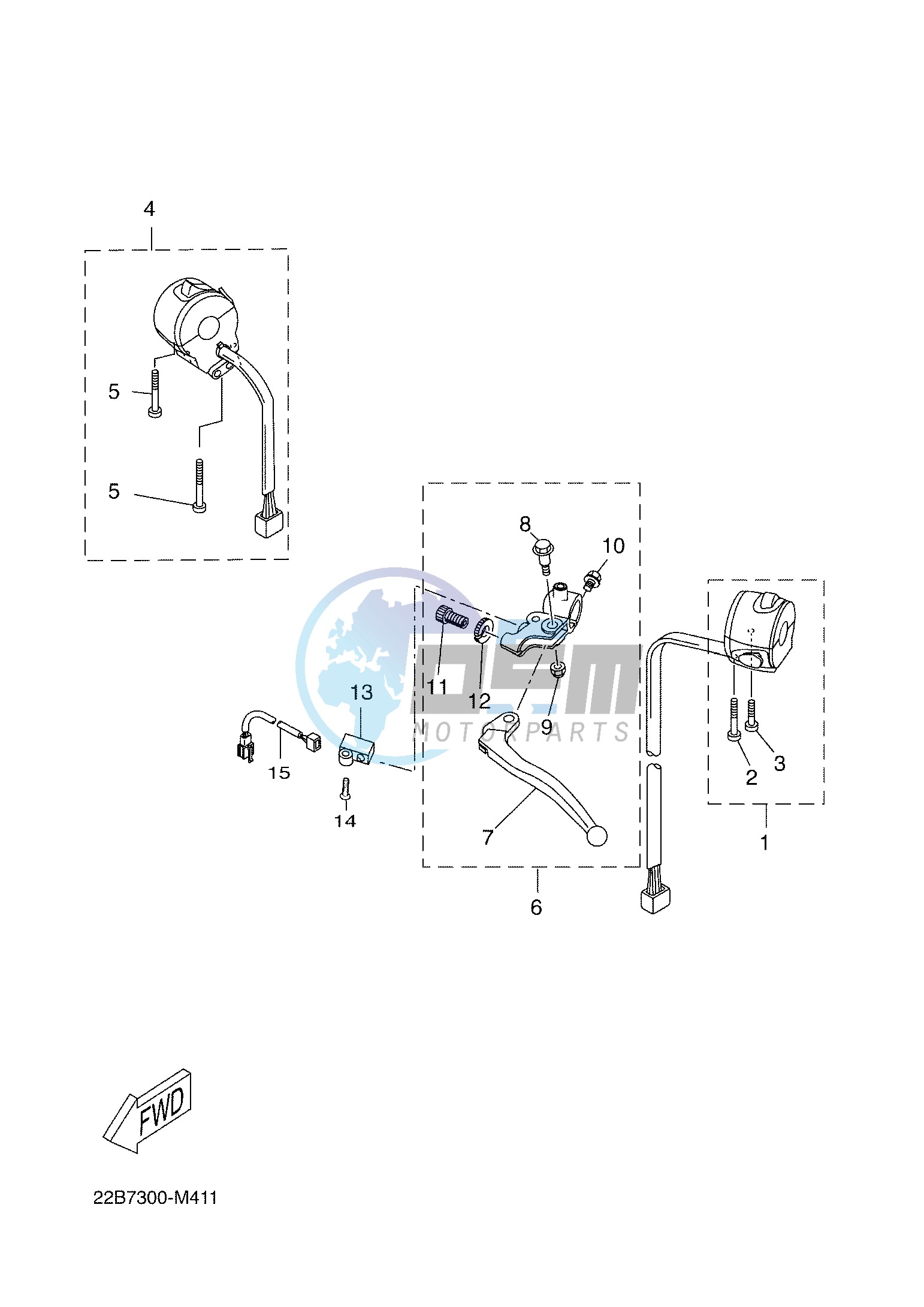 HANDLE SWITCH & LEVER