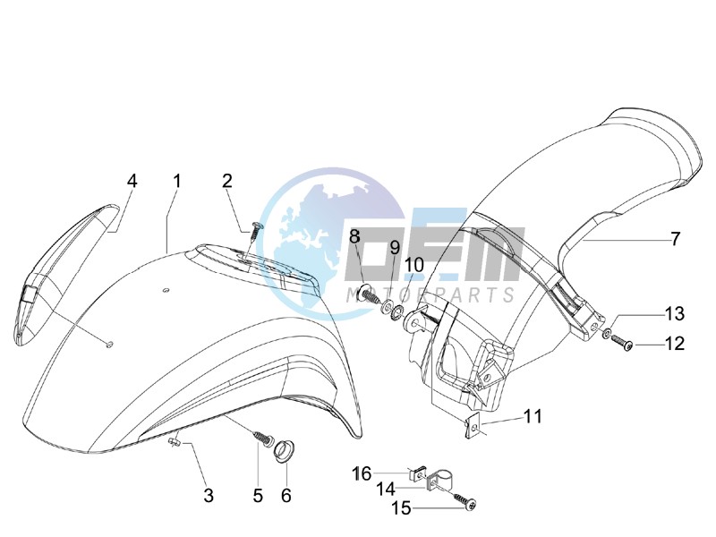 Wheel housing - Mudguard