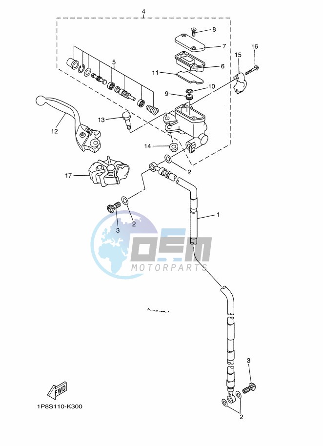 FRONT MASTER CYLINDER