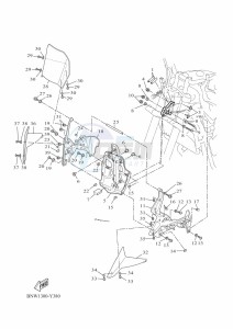 XTZ690 TENERE 700 (BNW1) drawing COWLING 1