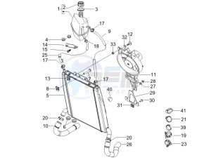 X Evo 250 Euro 3 drawing Cooling system