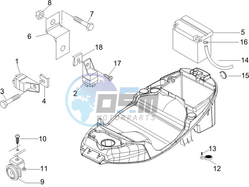 Remote control switches - Battery - Horn