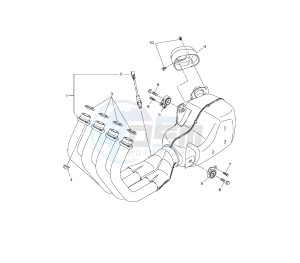 XJ6-F DIVERSION 600 drawing EXHAUST