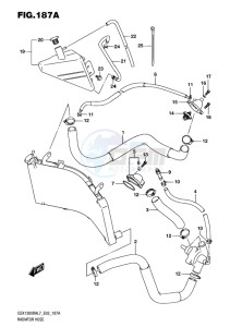 GSX-1300R ABS HAYABUSA EU drawing RADIATOR HOSE