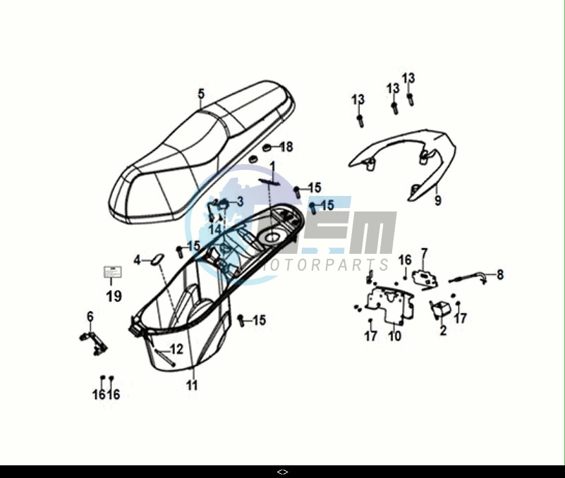 SEAT - REAR GRIP