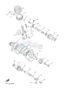 FJR1300A FJR1300A ABS (1MCN) drawing CRANKSHAFT & PISTON