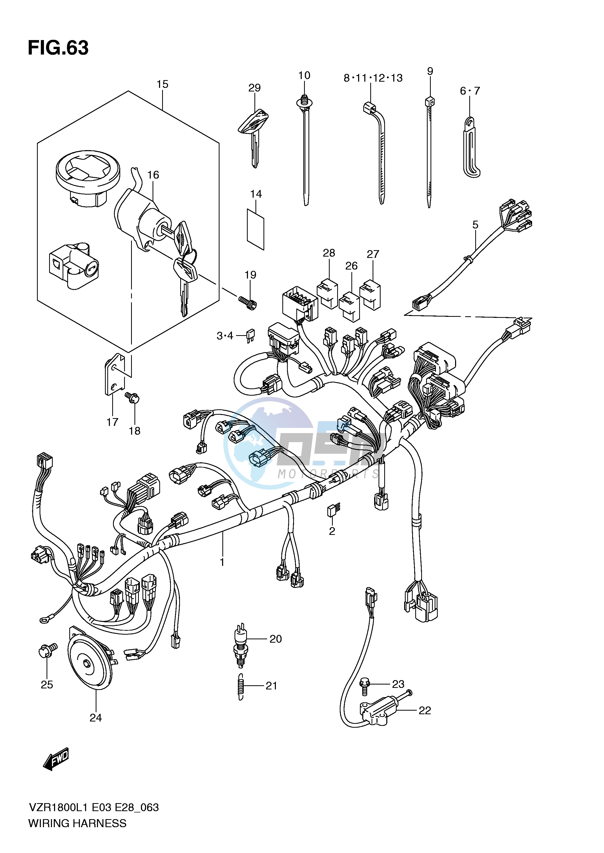 WIRING HARNESS (VZR1800ZL1 E3)