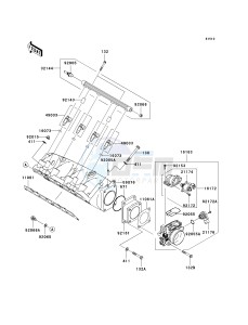 JT 1500 B [ULTRA 250X] (B7F-B8F) B8F drawing THROTTLE