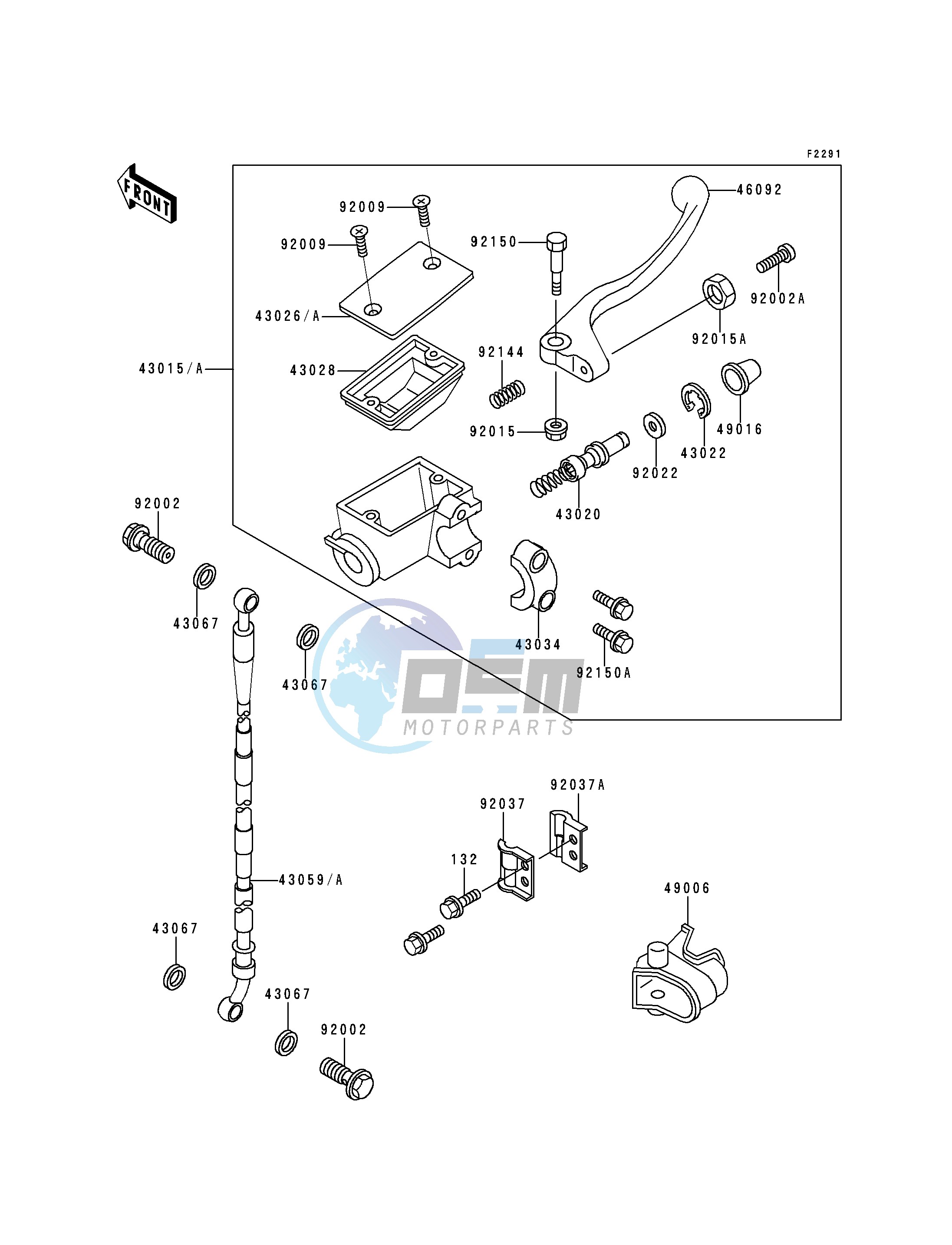 FRONT MASTER CYLINDER