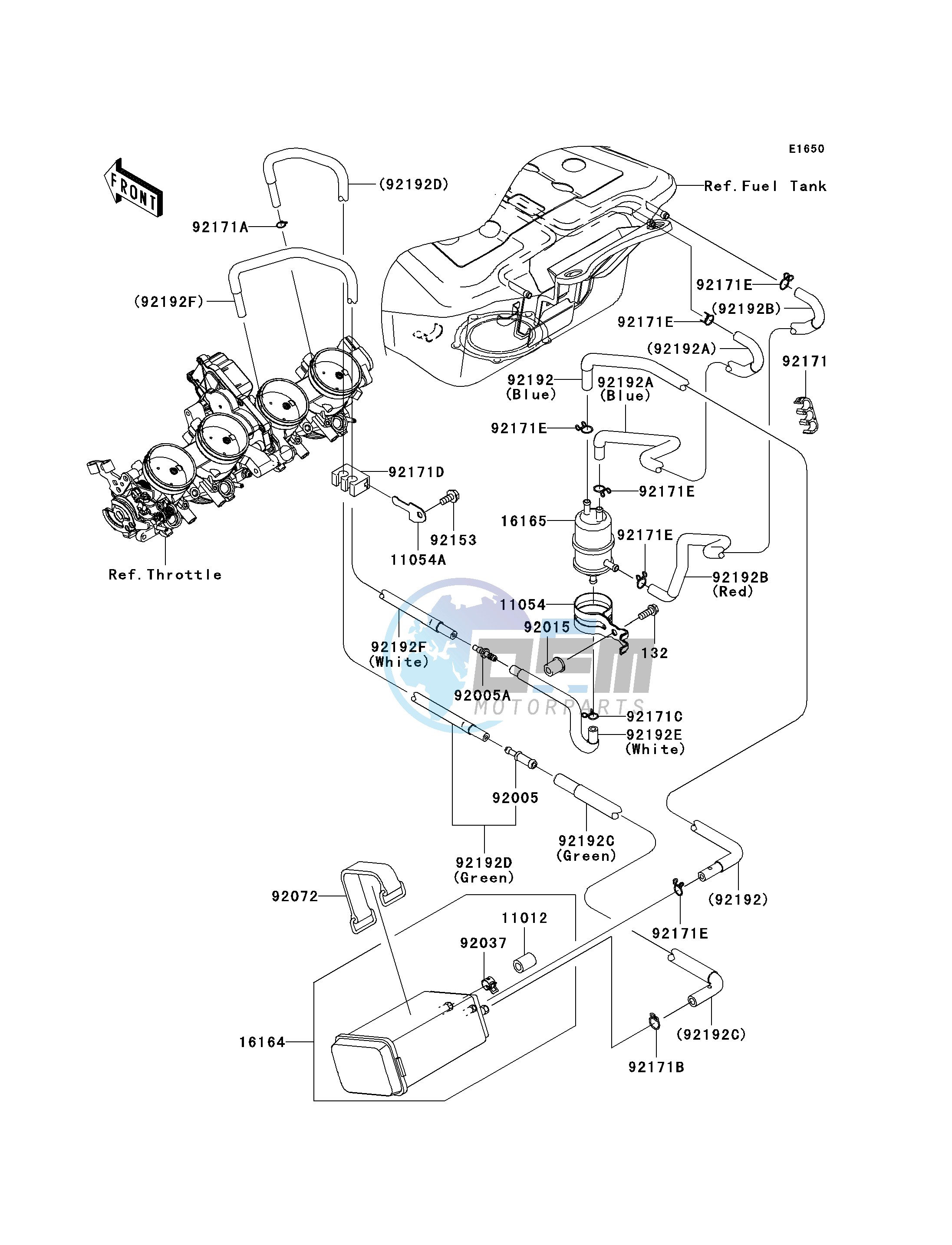 FUEL EVAPORATIVE SYSTEM -- CA- -