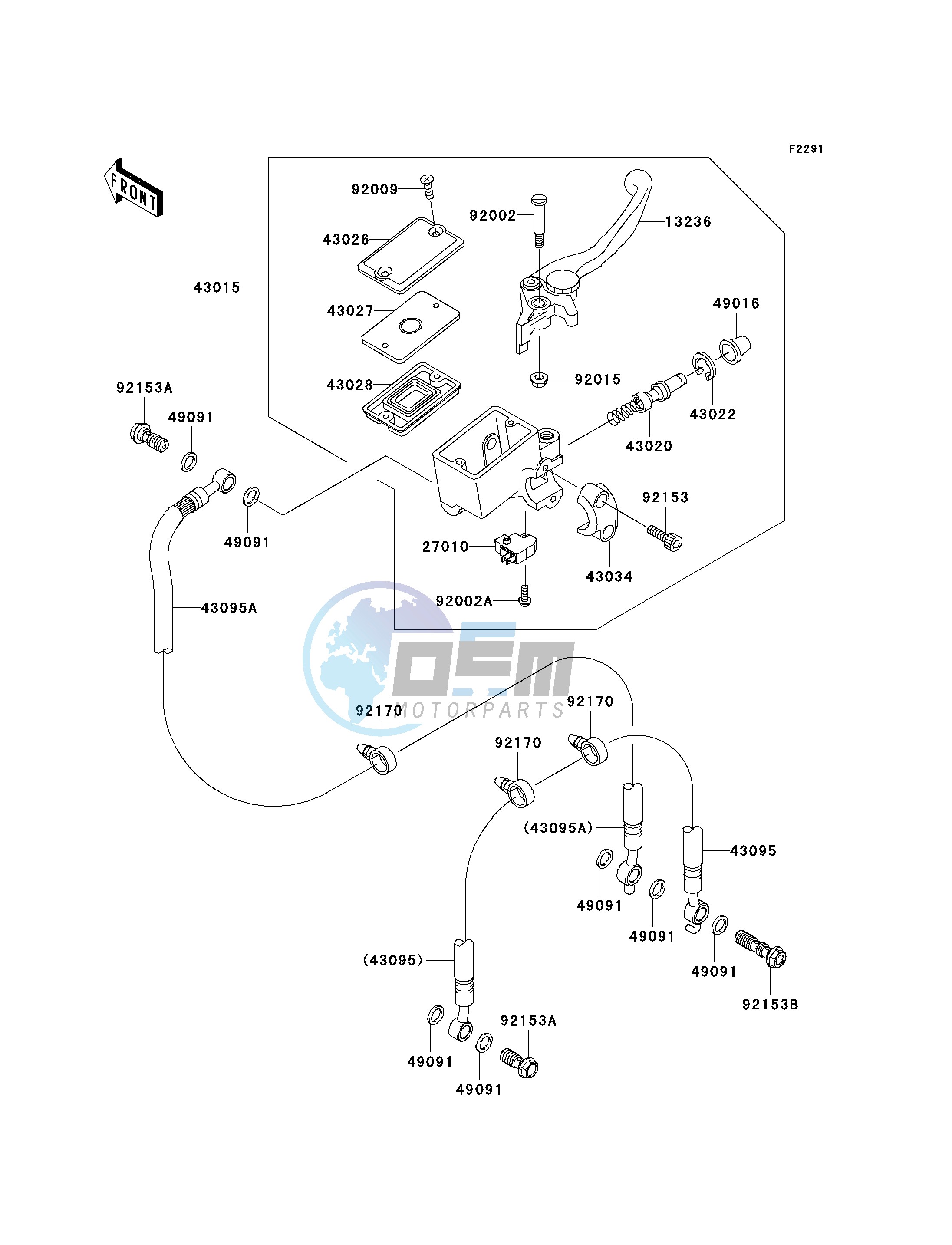 FRONT MASTER CYLINDER