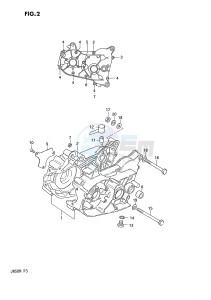 JR50 (P3) drawing CRANKCASE