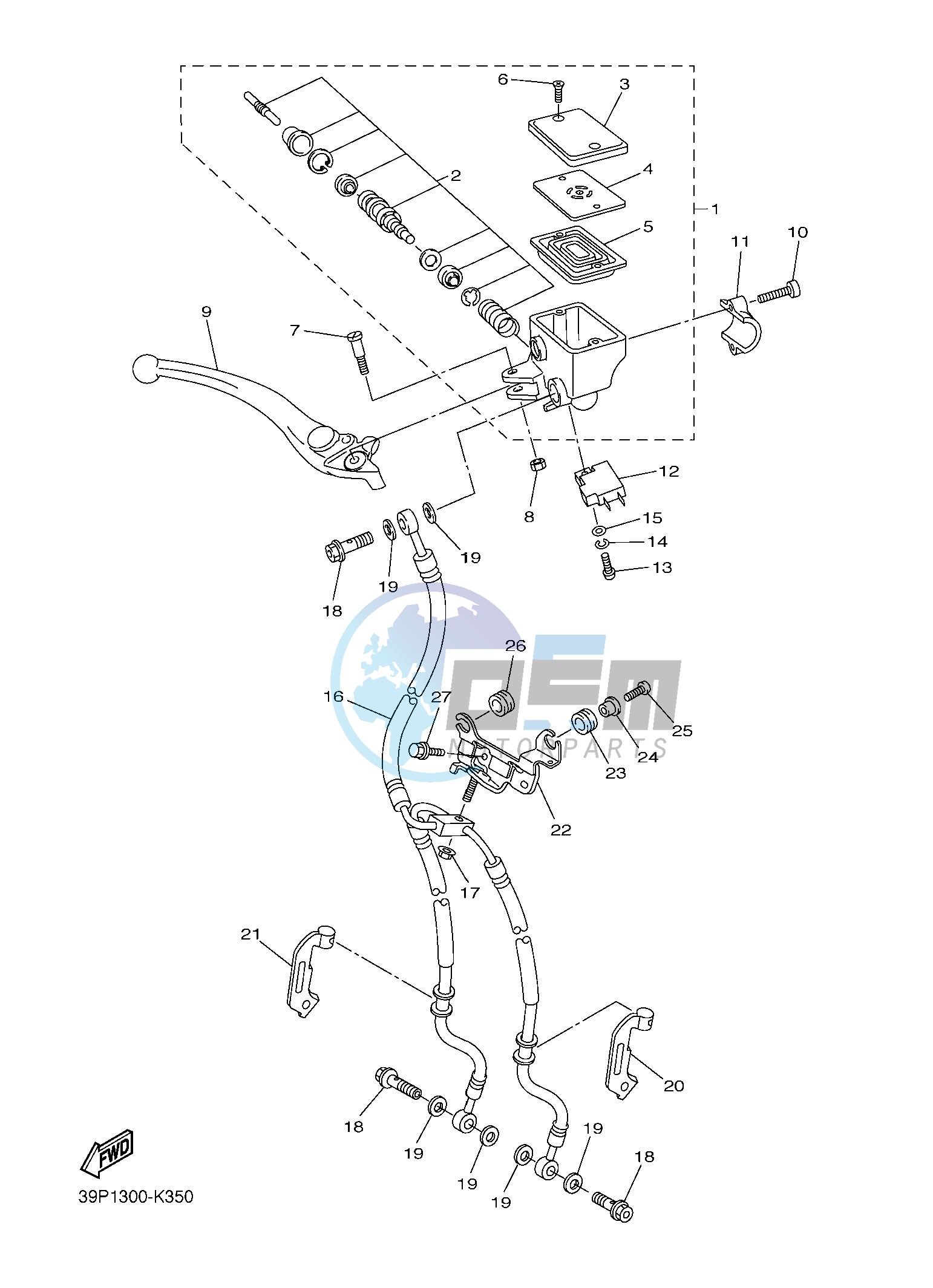 FRONT MASTER CYLINDER