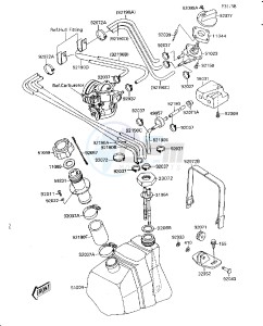 JS 300 A [300 SX] (A1-A5) [300 SX] drawing FUEL TANK-- JS300-A5- -