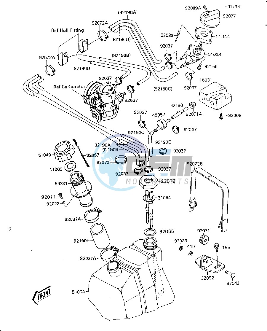 FUEL TANK-- JS300-A5- -