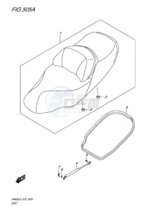 AN650 BURGMAN EU drawing SEAT