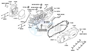 PEOPLE S 200 I drawing Crank Case