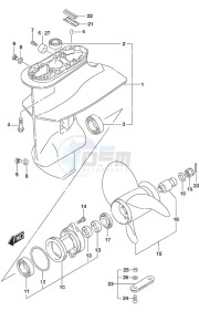 DF 9.9A drawing Gear Case