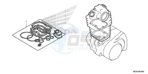 CRF450RF CRF450R Europe Direct - (ED) drawing GASKET KIT A