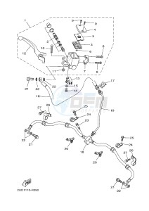 YFM700FWA YFM70GDXG GRIZZLY 700 (B303) drawing FRONT MASTER CYLINDER