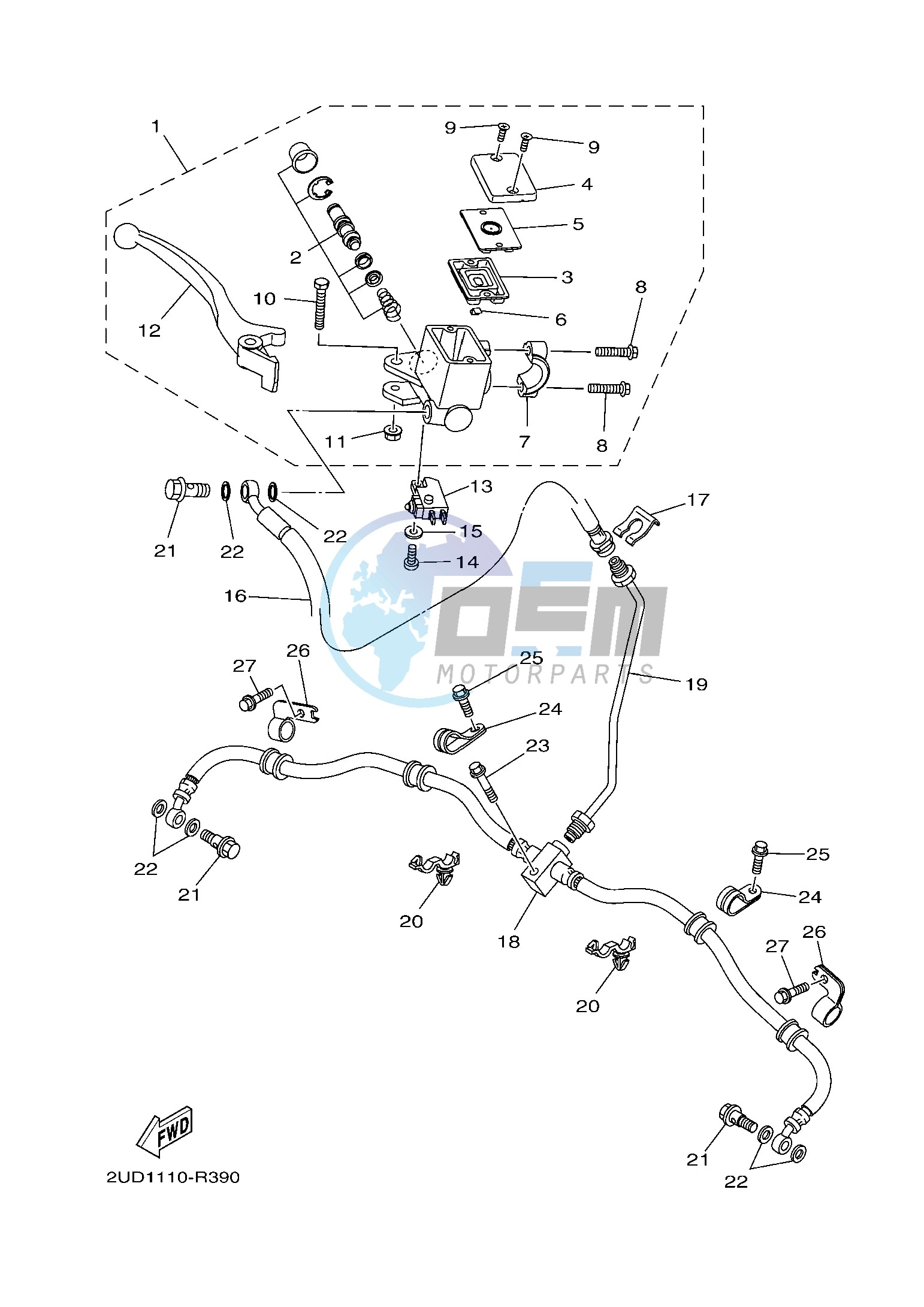 FRONT MASTER CYLINDER