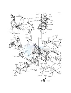 VULCAN 900 CUSTOM VN900CEFA GB XX (EU ME A(FRICA) drawing Frame Fittings