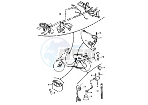 BW'S ORIGINAL 50 drawing WIRING HARNESS