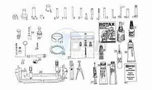 Pegaso 650 drawing Special tools T