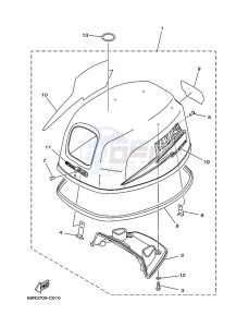 FT9-9DEX drawing TOP-COWLING