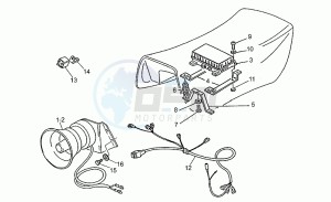 V 35 350 Carabinieri - PA Carabinieri/PA drawing Sonora two-tone sirens