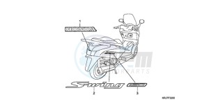 FES1259 France - (F / CMF) drawing MARK