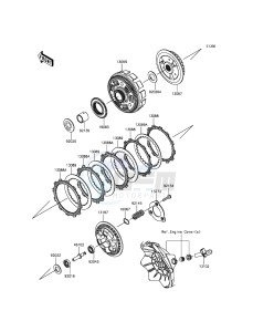 NINJA 300 ABS EX300BEFA XX (EU ME A(FRICA) drawing Clutch