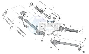 RSV 4 1000 APRC Factory Std SE drawing Handlebar - Controls