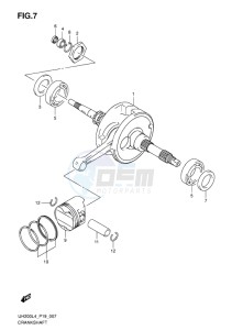 UH200 ABS BURGMAN EU drawing CRANKSHAFT