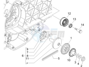 Runner 200 VXR 4t drawing Driving pulley