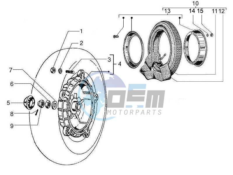 Rear wheel