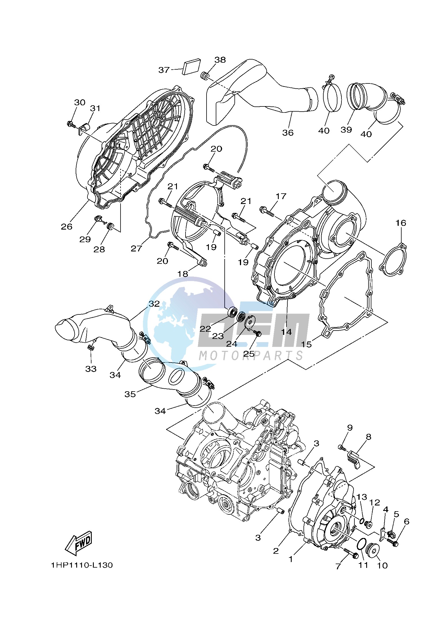 CRANKCASE COVER 1